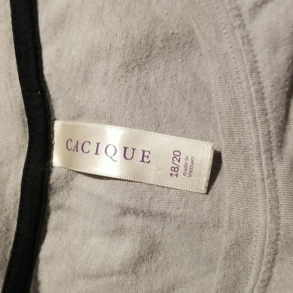 Cacique pajama set plaid pants and long frey top sz 18/20 EUC. - Picture 5 of 10